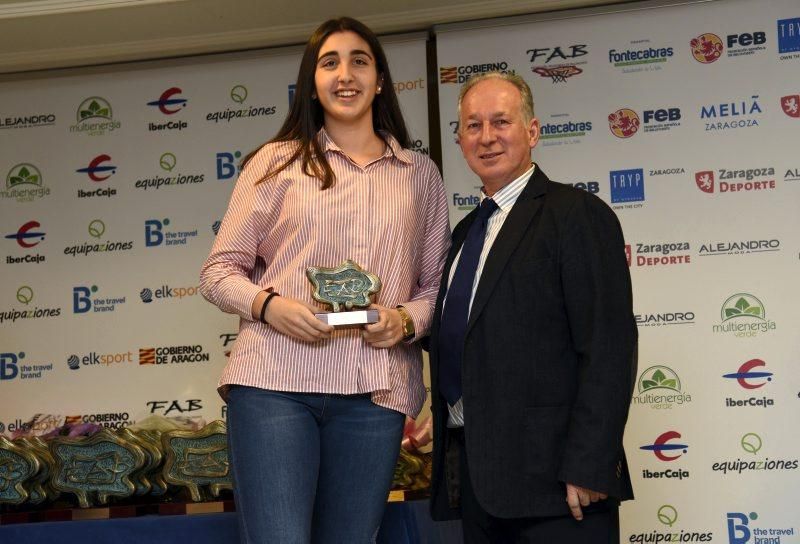 Gala anual de la Federación Aragonesa de Baloncesto