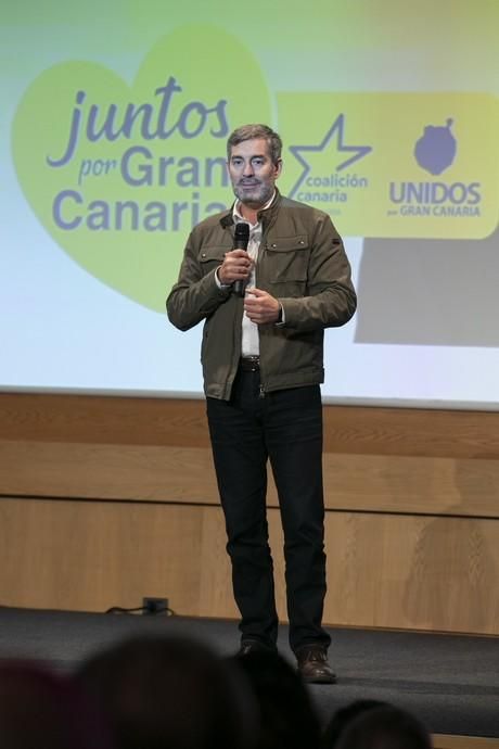 02.02.19. Las Palmas de Gran Canaria. Presentación de la candidatura de Unidos por Gran Canaria y Coalición Canaria para las elecciones de Mayo/19.  Infecar. Foto Quique Curbelo