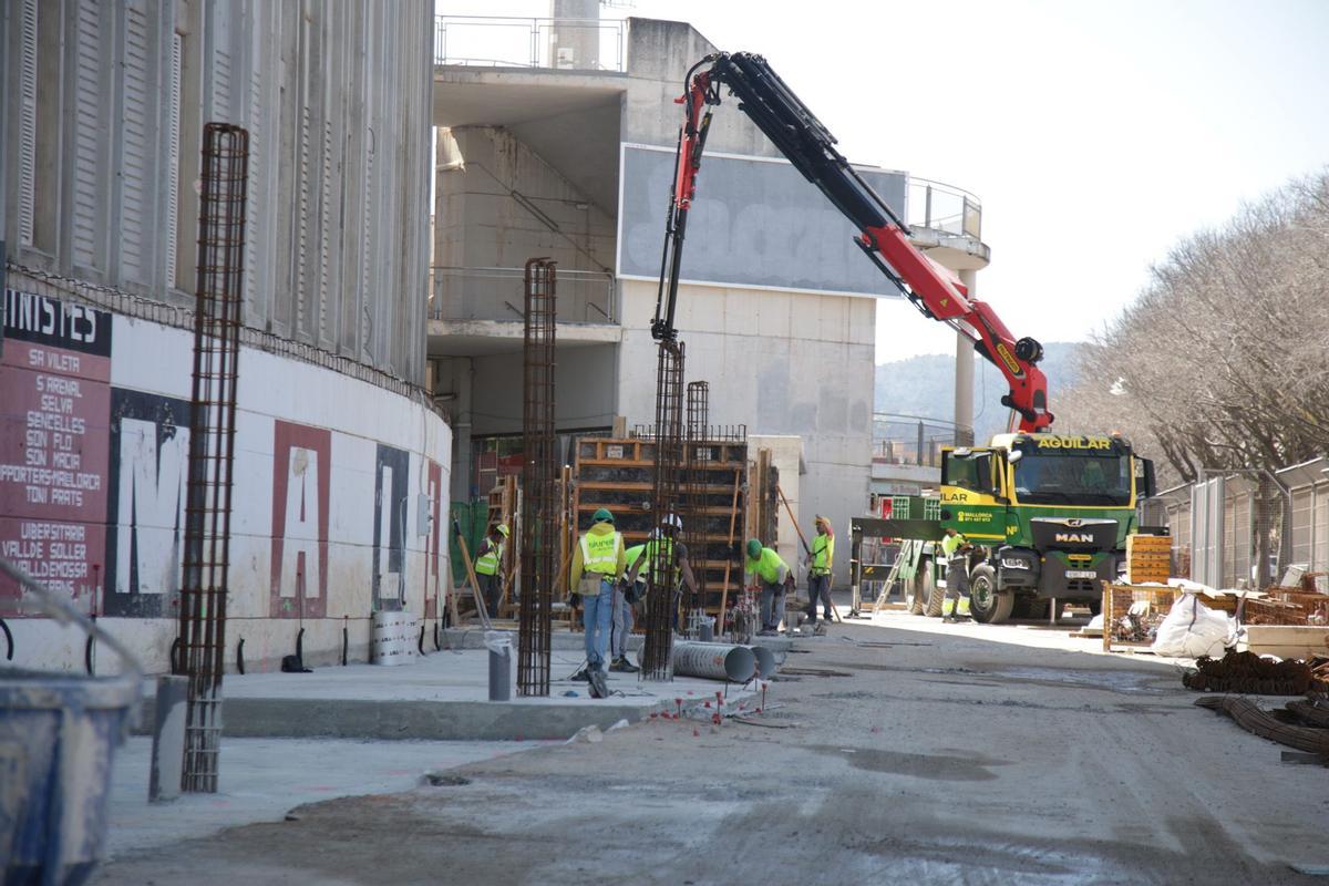 FOTOS | Así avanzan las obras de Son Moix - Diario de Mallorca
