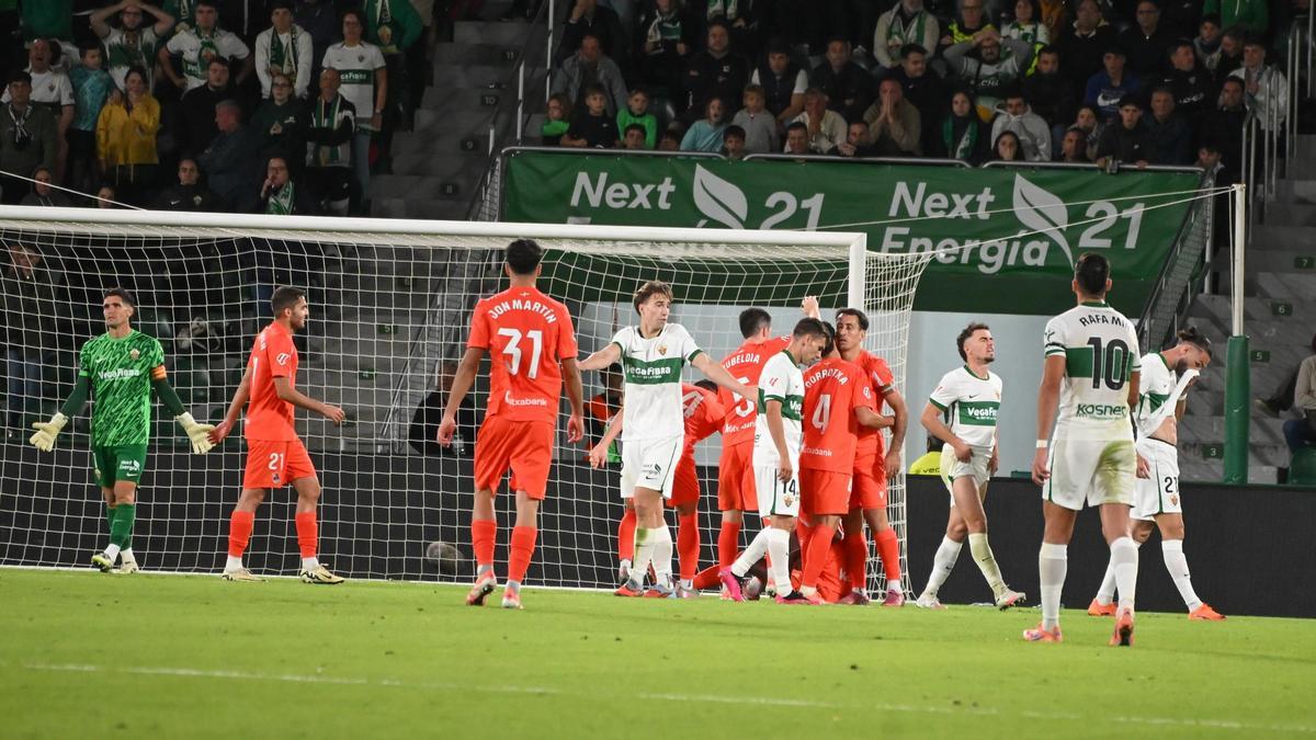 Elche match disappointment image