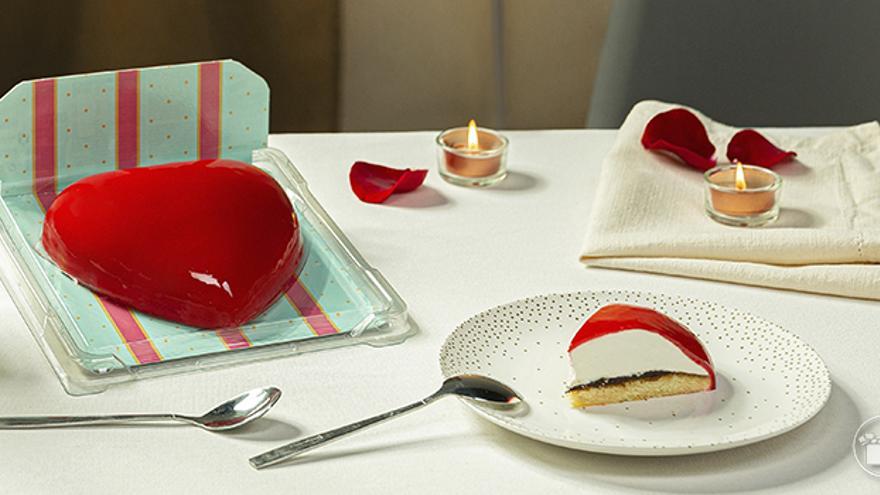 Tartas de corazón de Mercadona.