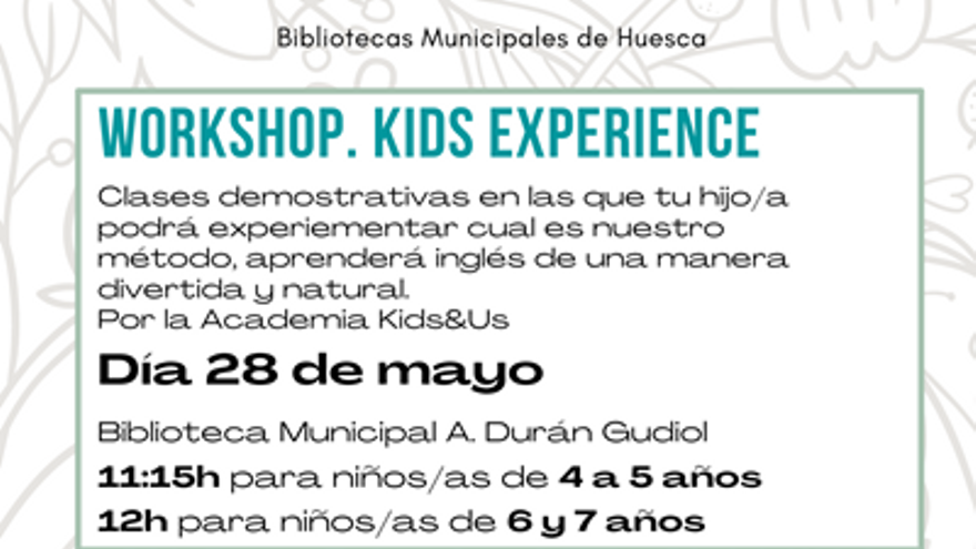 Workshop kids experience