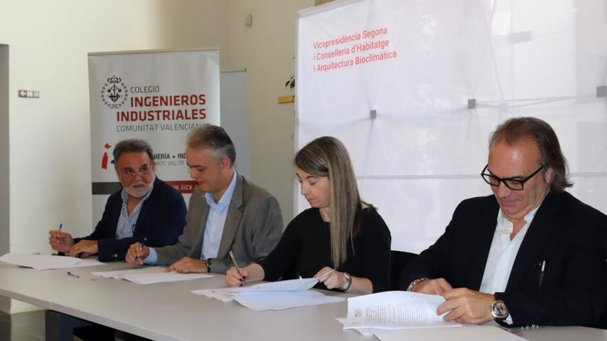 Momento de firma del acuerdo.