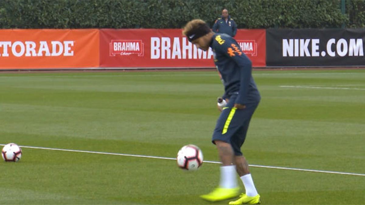 Neymar no tuvo su día... ¡Vaya control!