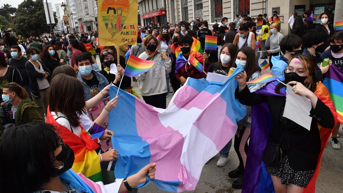 Día del Orgullo LGTBI 2021 en A Coruña