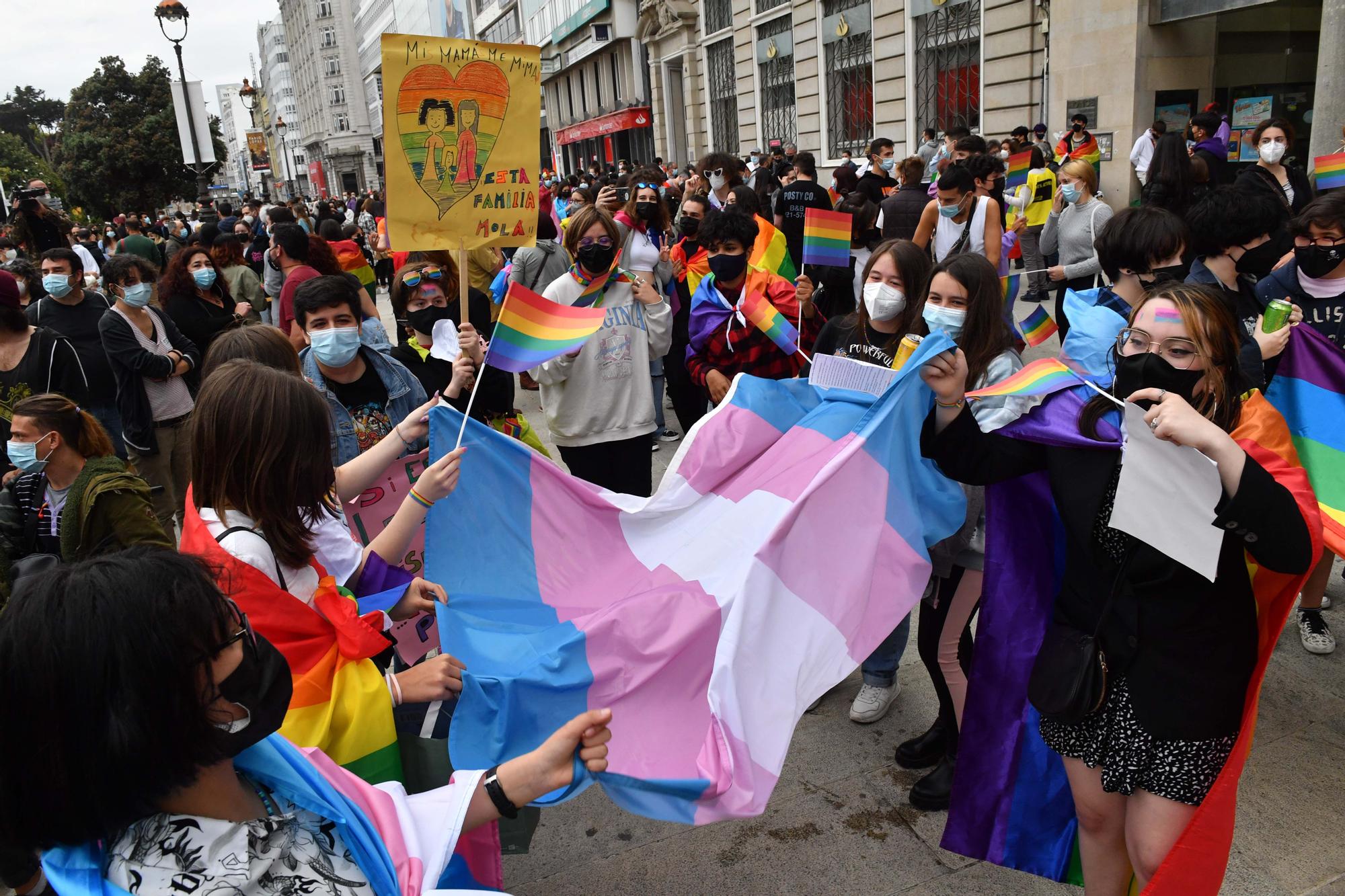 Día del Orgullo LGTBI 2021 en A Coruña