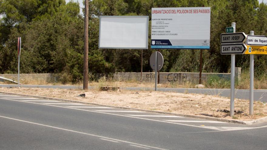 Una de las rotondas de la zona