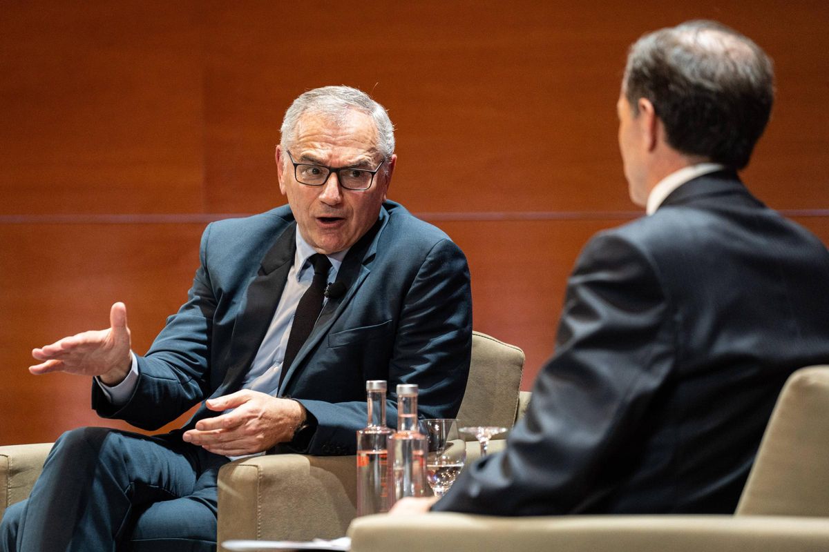 Barcelona. 20/11/2024. Economía. Conferencia de Marc Puig, presidente de la empresa Puig, que cumple 110 años, en el Campus Nort del IESE. AUTOR: Marc Asensio Barcelona, Catalunya, España, conferencia, IESE Barcelona, Marc Puig, Puig, celebración, aniversario, empresa, evento