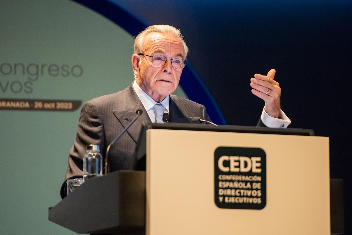 Isidro Fainé, presidente de la Fundación LaCaixa y de la Confederación Española de Directivos y Ejecutivos (CEDE)