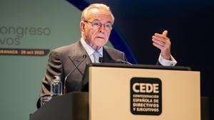 Isidro Fainé, presidente de la Fundación LaCaixa y de la Confederación Española de Directivos y Ejecutivos (CEDE)