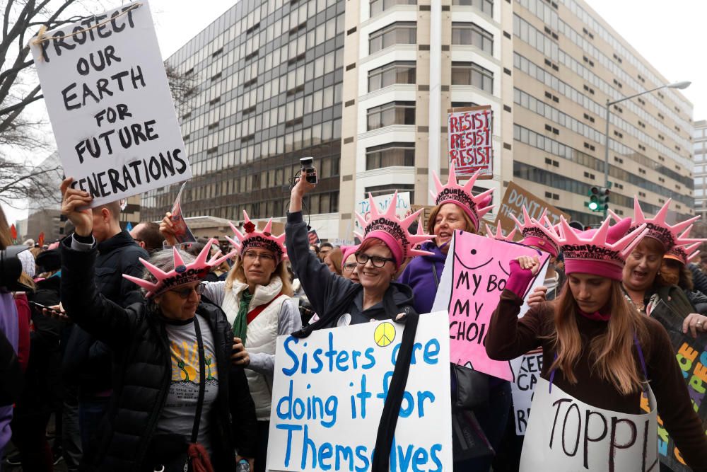 ''Marcha de las Mujeres'' contra Trump en Washington