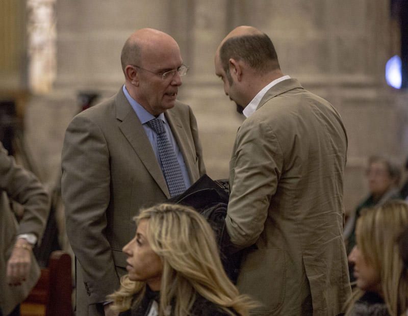 Misa celebrada en la Catedral de València en el primer aniversario de la muerte de la exalcaldesa