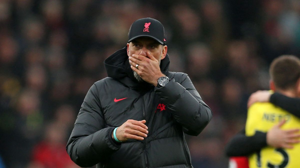 Jürgen Klopp, lamentando la derrota ante el Bournemouth