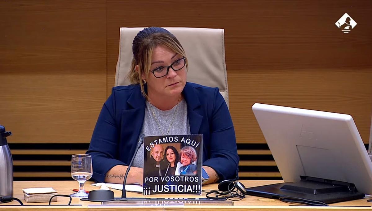 Maite Pagán en la Comisión de la dana en el Congreso