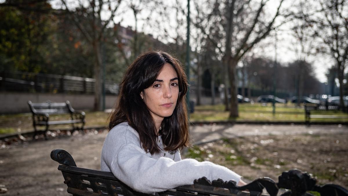 Natalia Calderón en Badajoz. Perdió a su hija cuando estaba embarazada de 22 semanas.