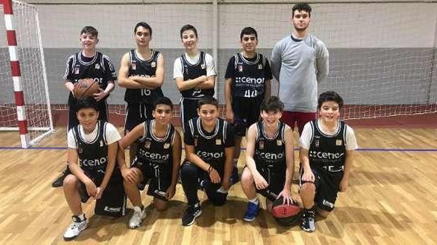 Plantilla del Obra-Silleda cadete entrenado por Iago Rey.