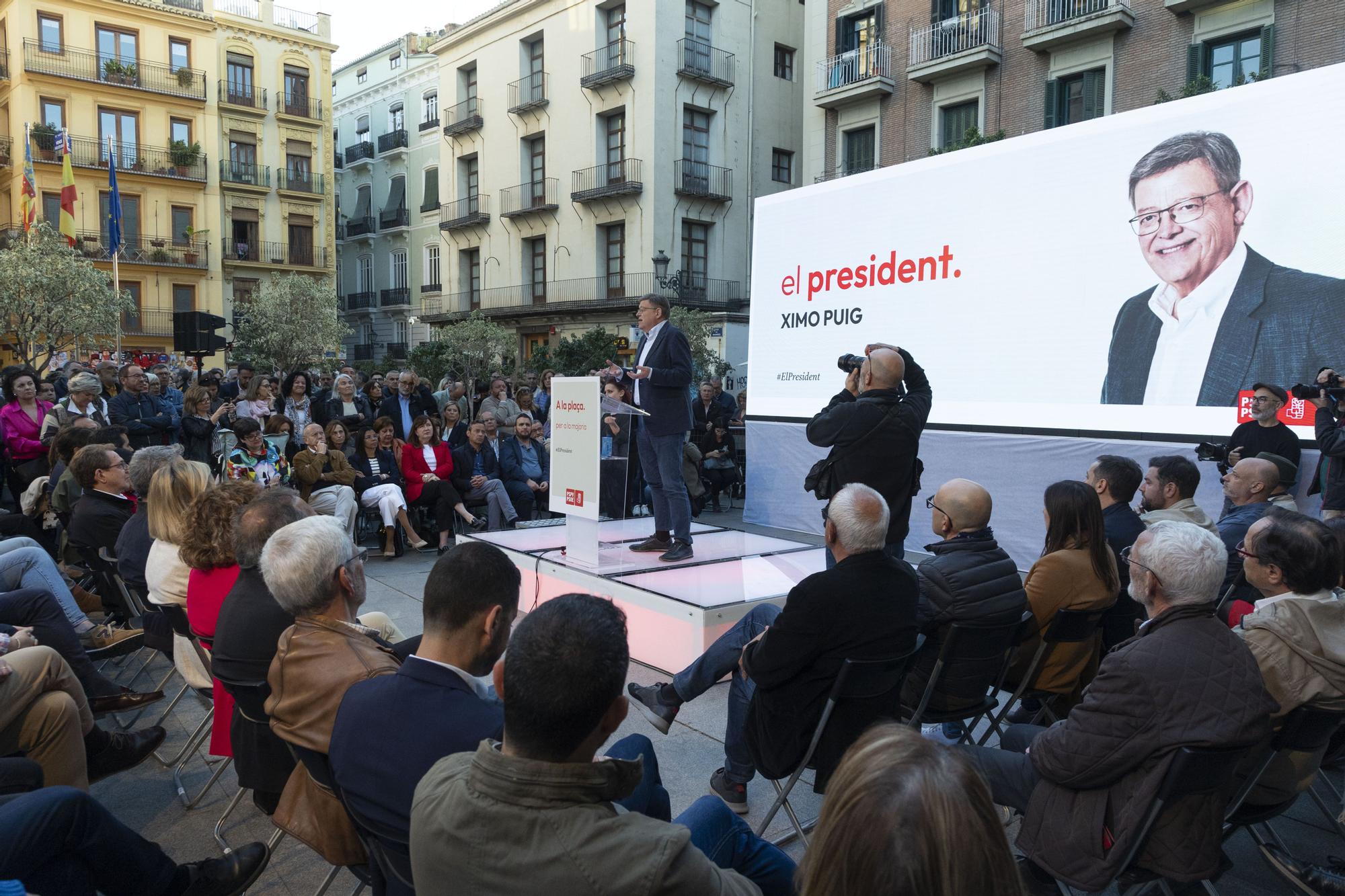 Puig se lanza a la precampaña con 'el president' de lema