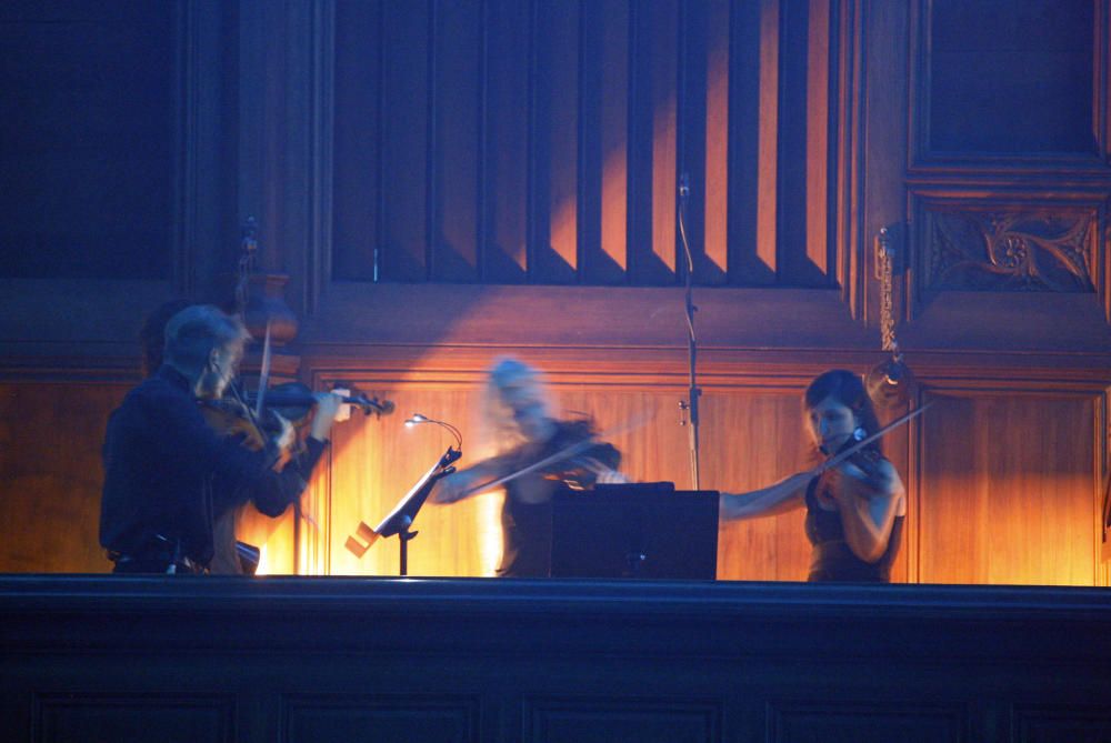 Espectacle Transfiguració de la nau, de Xavi Bové, a la Catedral de Girona.