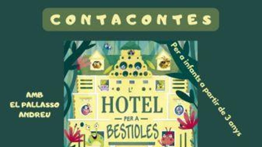 Contacontes i activitat: Hotel per a bestioles, amb el Pallasso Andreu