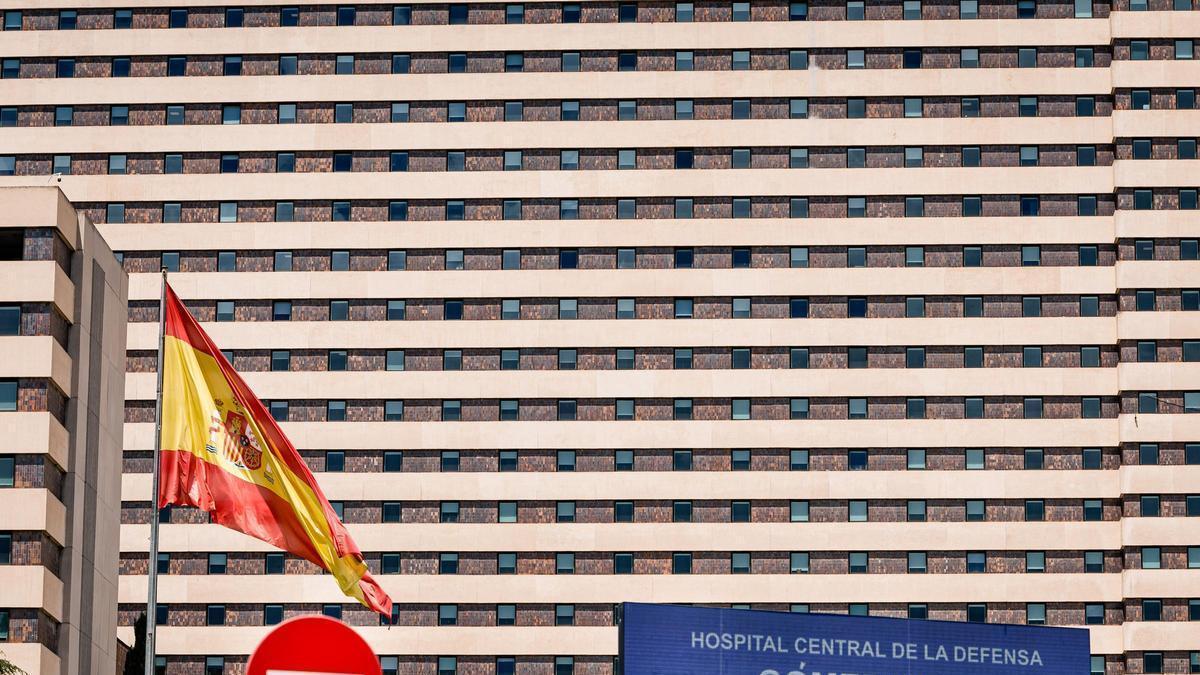 Fachada del Hospital Gómez Ulla, a 11 de mayo de 2026.