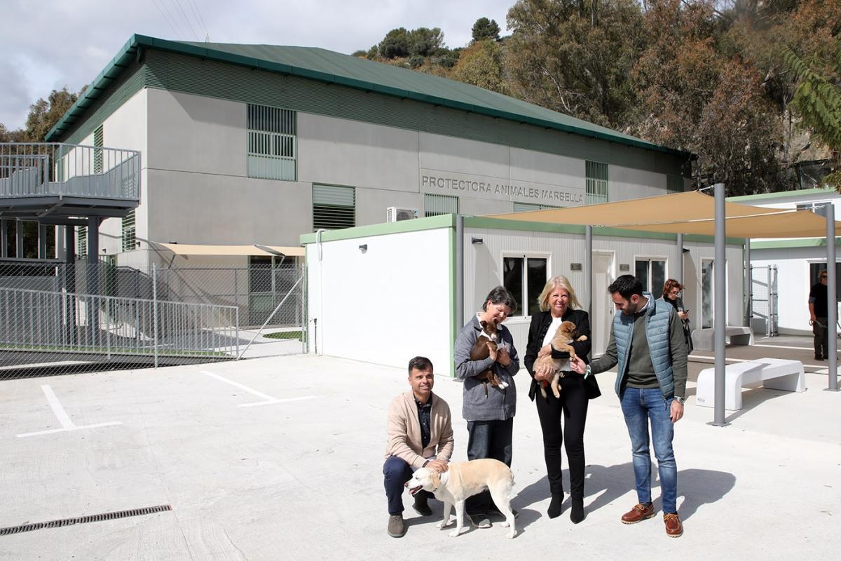 La alcaldesa de Marbella, este pasado lunes, durante la inauguración de las instalaciones