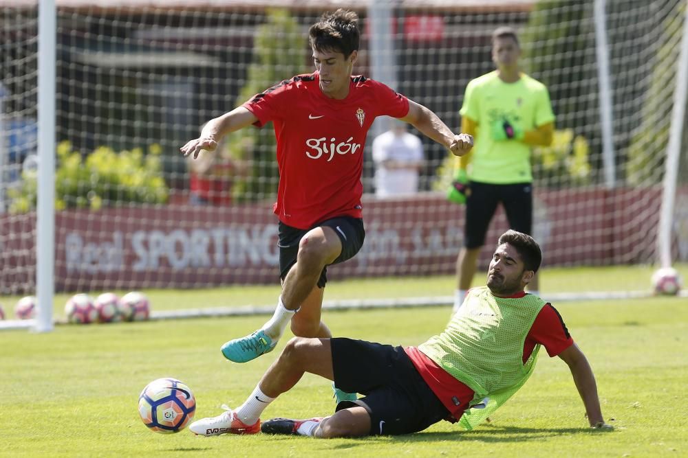 Entrenamiento del Sporting