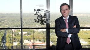 El alcalde de Madrid, José Luis Martínez-Almeida presentando su plan de Madrid 360.