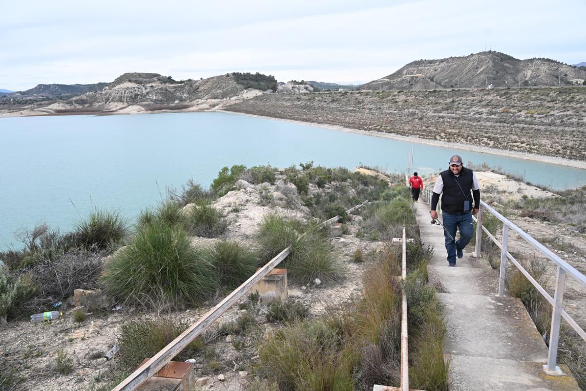 Aspecto que presenta el emblase de La Pedrera en Torremendo (Orihuela)