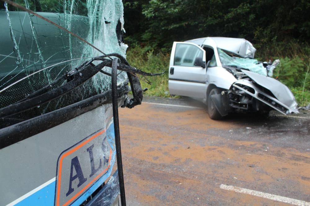 Accidente de tráfico con un fallecido en Carreño