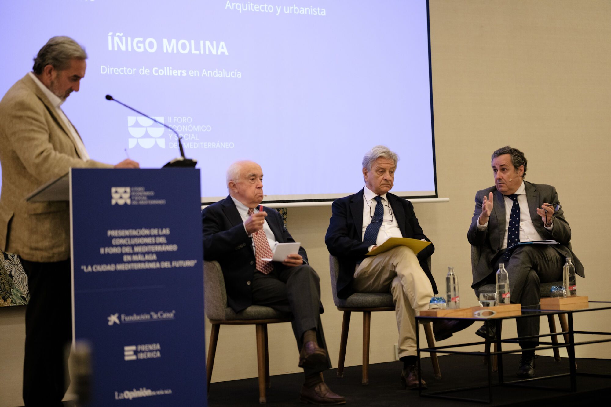 Presentación de la conclusiones del consejo de Málaga: 'Ciudad mediterránea del futuro'