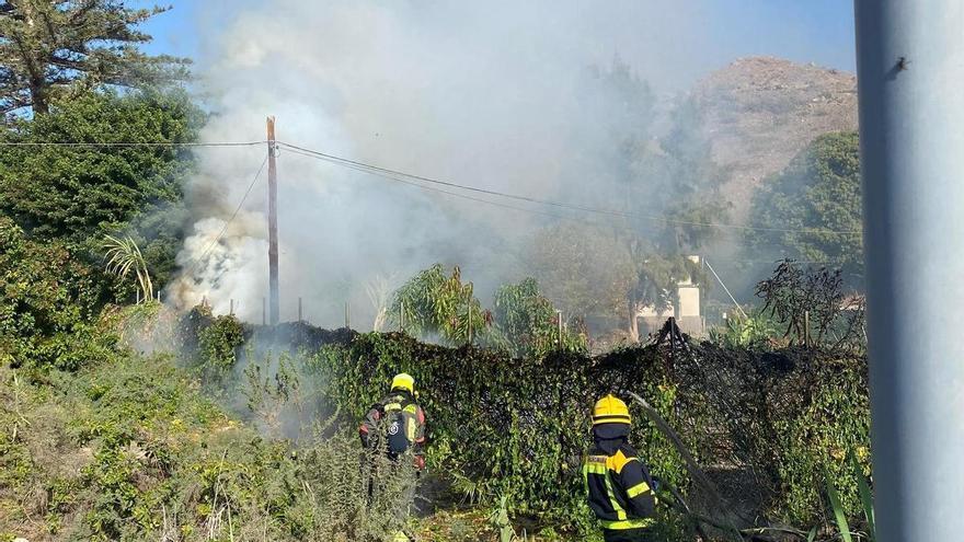 Conato de incendio en una finca de Tauro