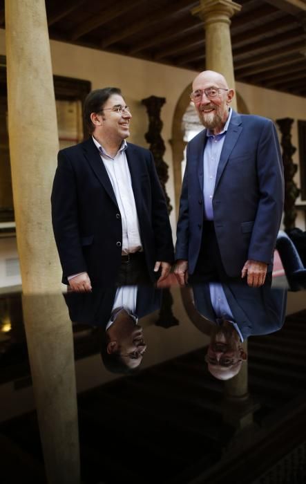 Amador Menéndez y el el premio “Princesa de Asturias” de Investigación Kip Thorne hablan de ciencia