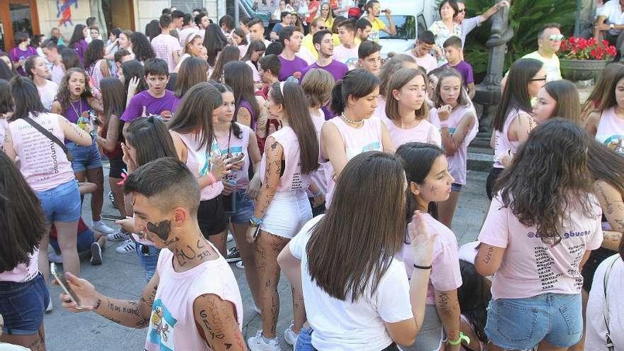 Vigésima edición del Concurso de Camisetas, celebrado ayer en O Carballiño. // I. Osorio