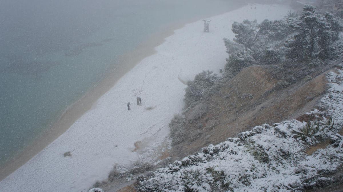 Se cumplen 14 años de la gran nevada en Mallorca de febrero de 2012, la segunda más importante de la historia