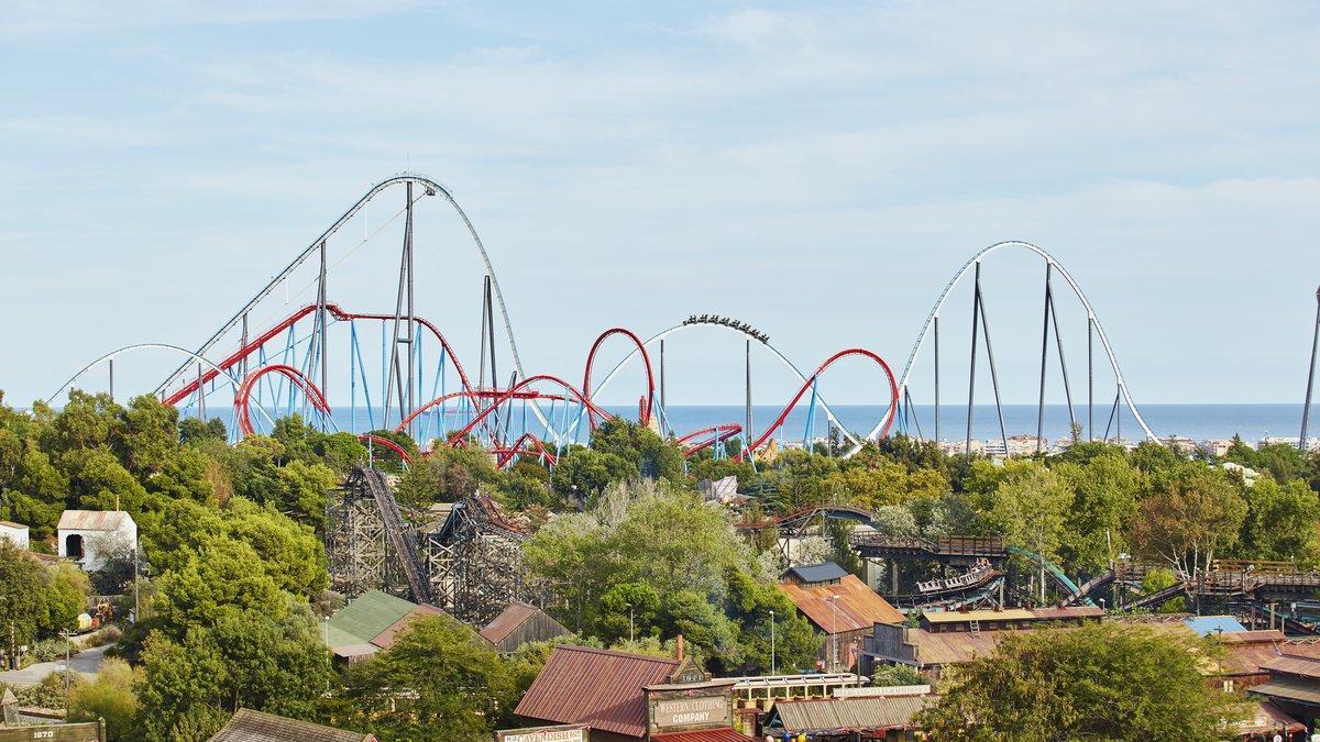 El 'Shambhala' y el 'Dragon Khan', dos de las atracciones estrellas de Port Aventura.