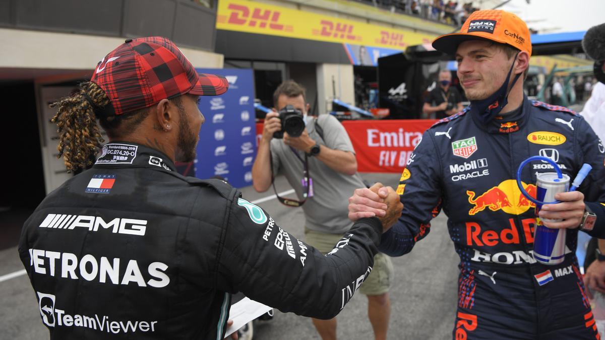 Verstappen y Hamilton están separados en la clasificación por solo ocho puntos a falta de dos Grandes Premios