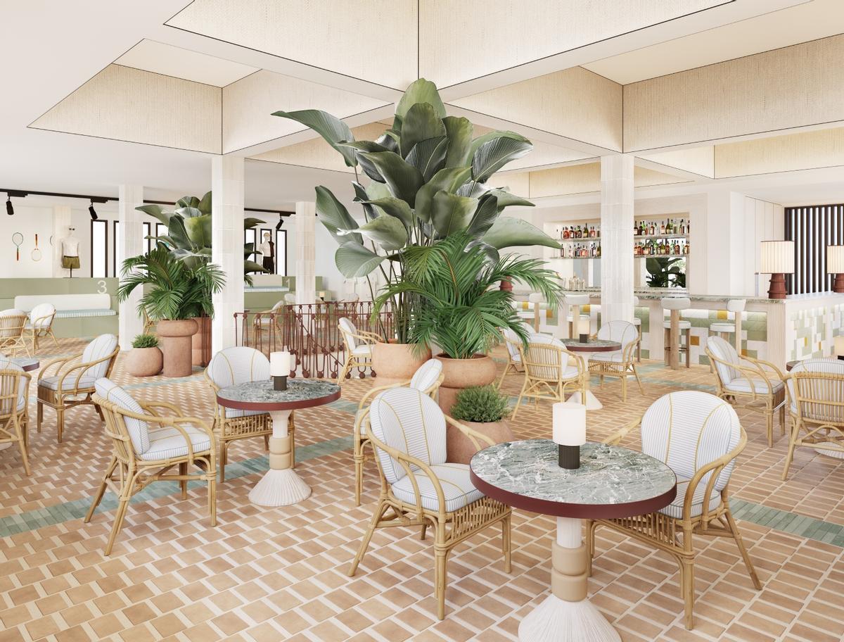 Interior del Hotel Don Carlos.