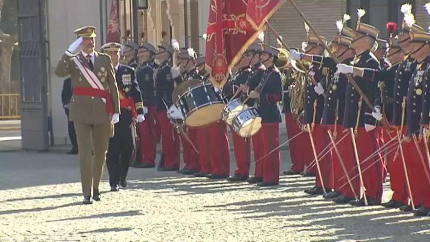 El Rey vuelve a la Academia General Militar para conmemorar su 75 aniversario