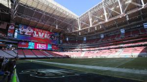 Una imagen del estadio de Glendale (Arizona), el escenario de la LXVII Super Bowl.