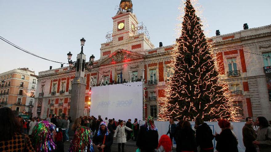 &#039;Campanadas canarias&#039; en Sol