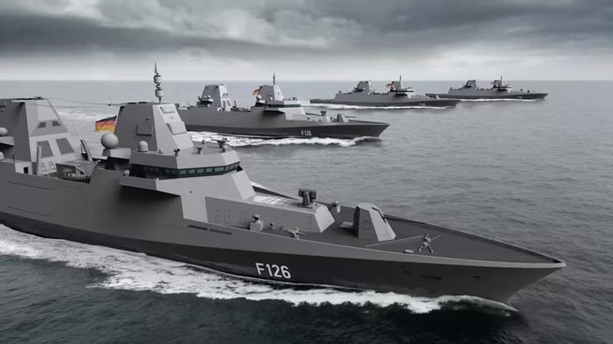 Berlín cancela su mayor proyecto militar naval: cancela el pedido de las fragatas F126 a Damen por «sobrecostes» y «riesgos»