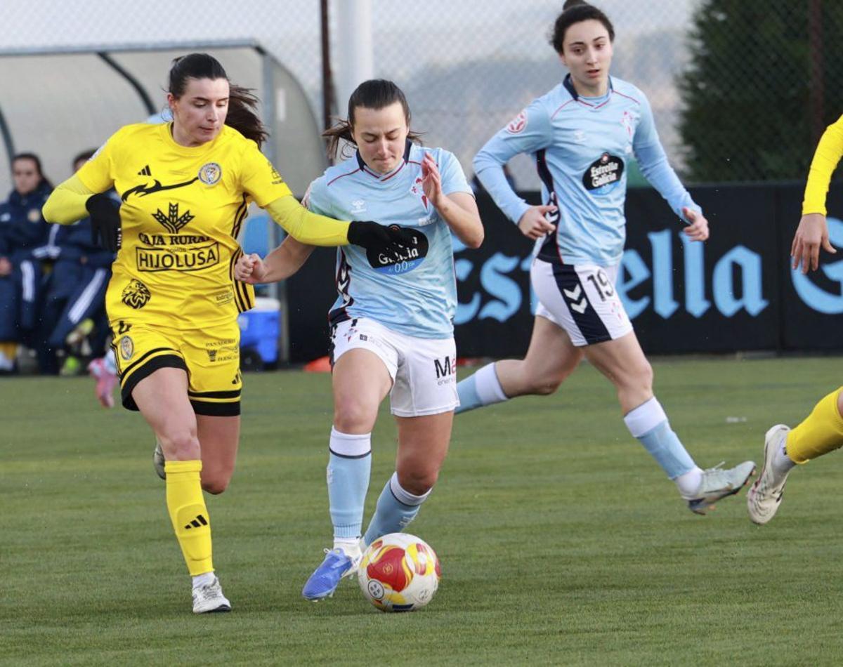 Imagen de un partido reciente de As Celtas. | JOSÉ LORES