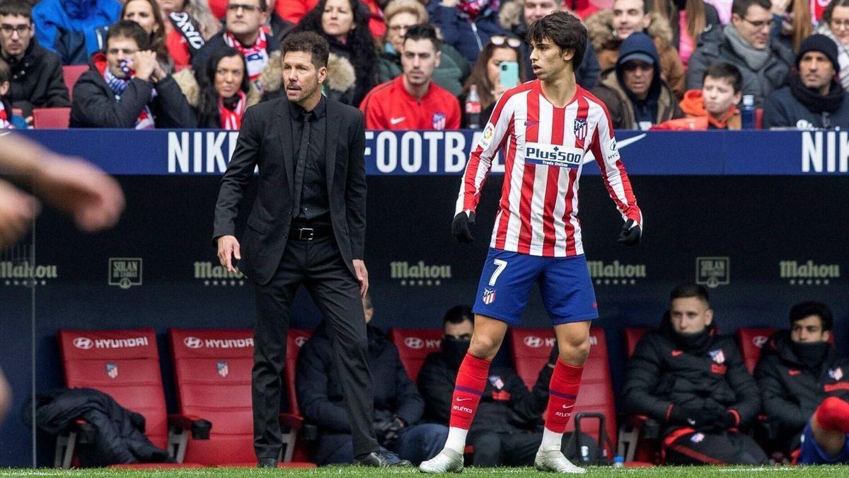 Simeone: "No me sorprende que Laporta hable perfectamente de Joao"