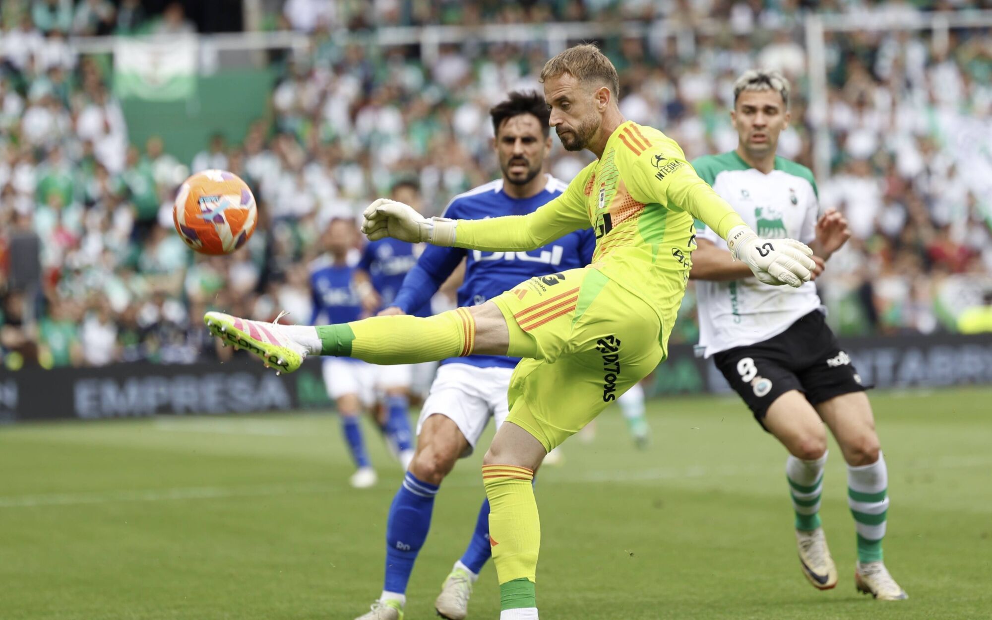 Así fue el partido entre el Real Oviedo y el Racing de Santander