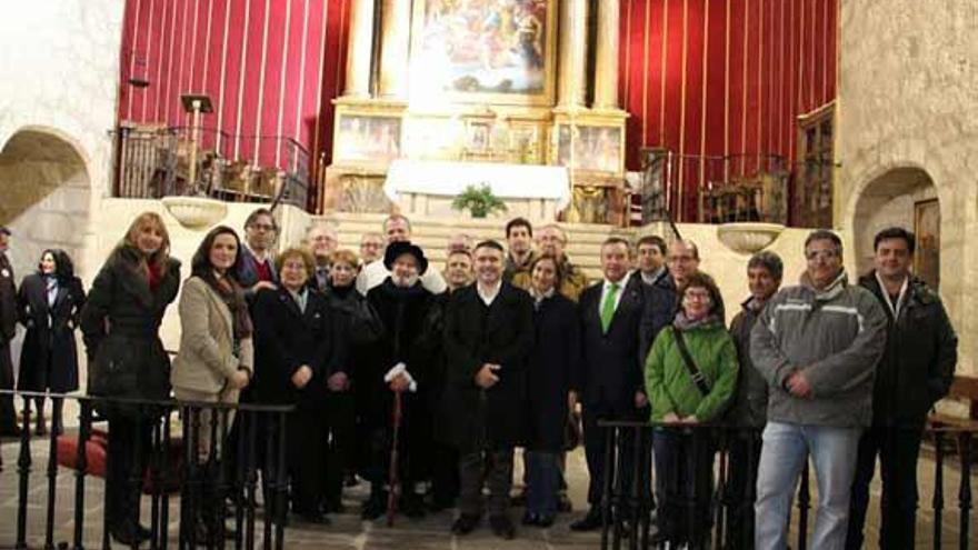 Un grupo de participantes en la asamblea en el monasterio de Yuste.