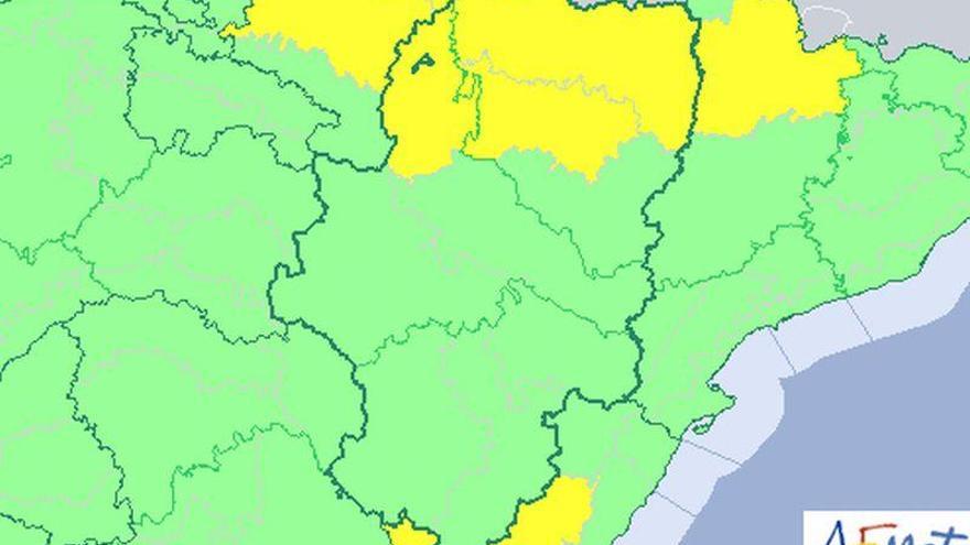 Se mantiene la alerta en el Pirineo por riesgo de lluvias de hasta 40 l/m2