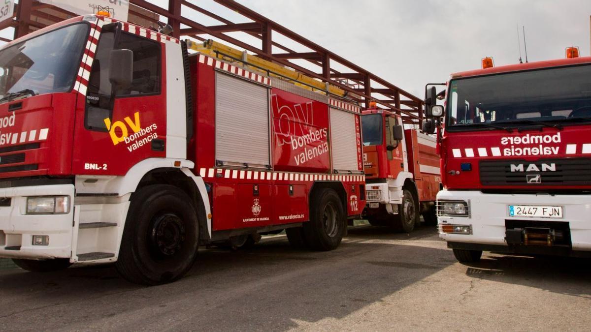 Imagen de archivo de bomberos de Valencia.