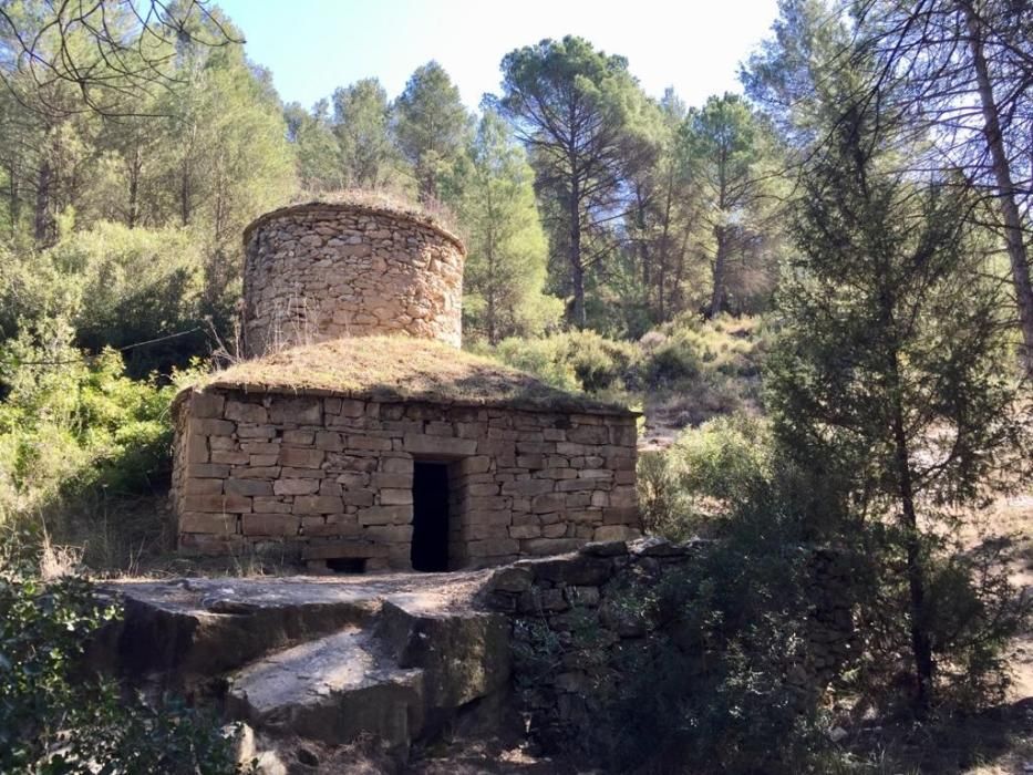 La tina Llobregat es pot veure fent la Ruta de les Tines de la Riera de Mura.