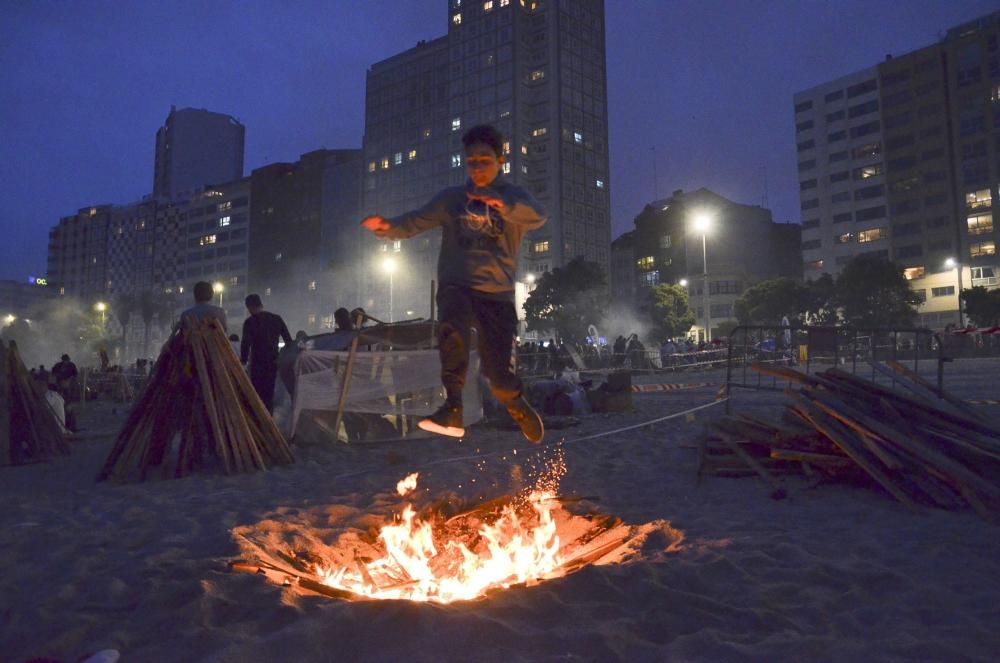 Las hogueras de San Juan 2016 A Coruña