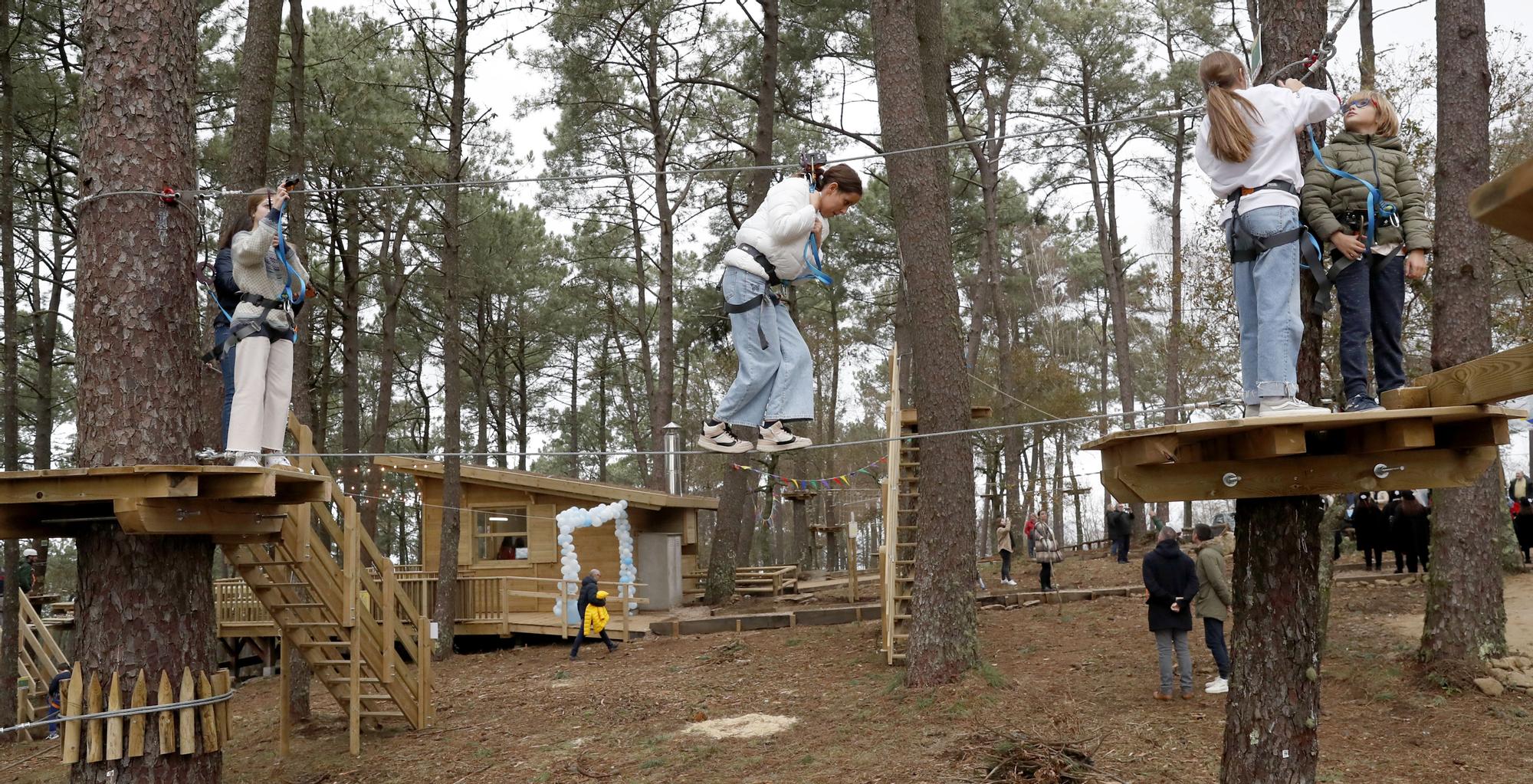 Así es el mayor ecoparque de aventuras de Galicia